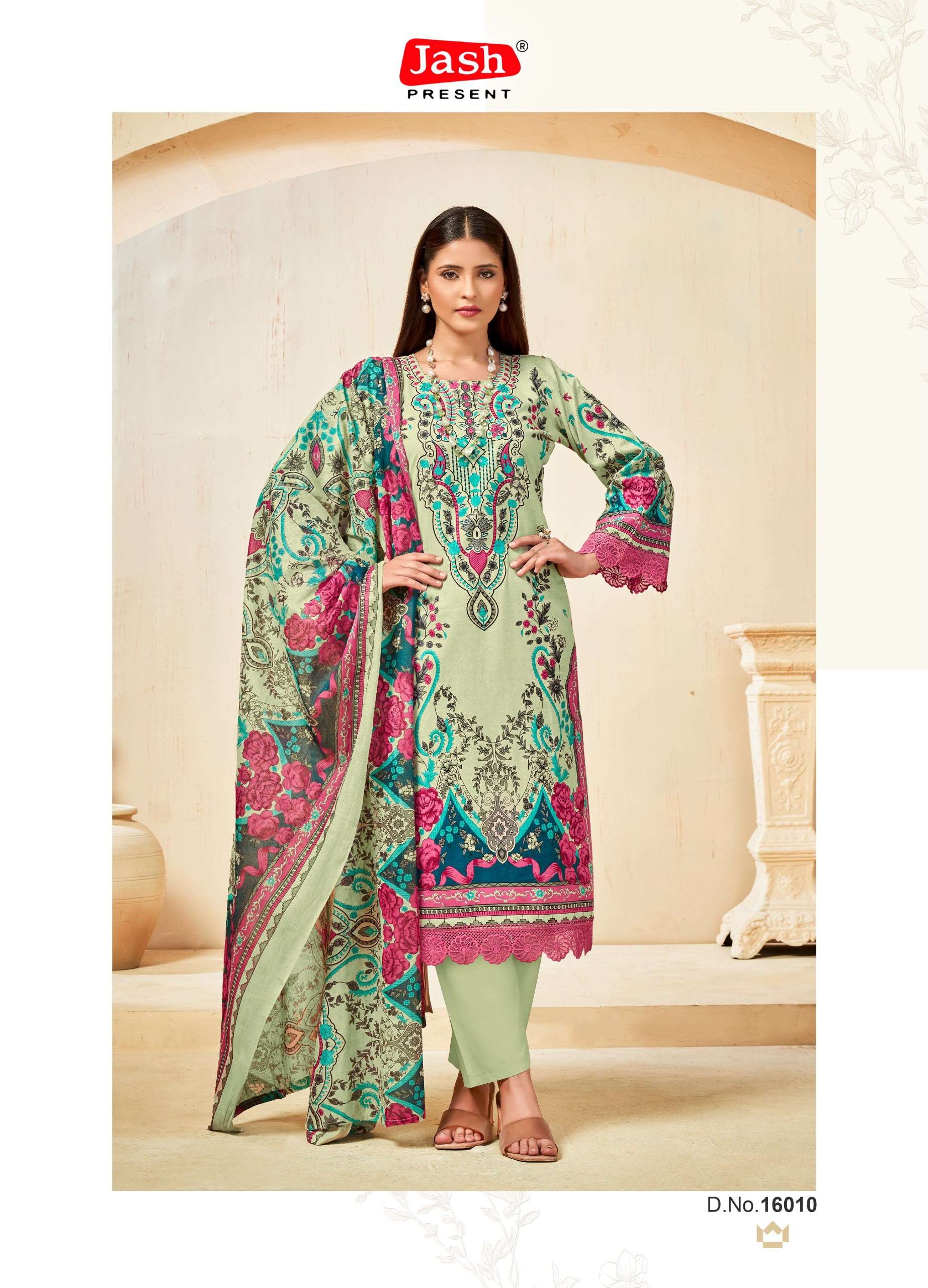 JASH BELLISHA VOL 16 COTTON DIGITAL PRINTS SALWAR SUIT