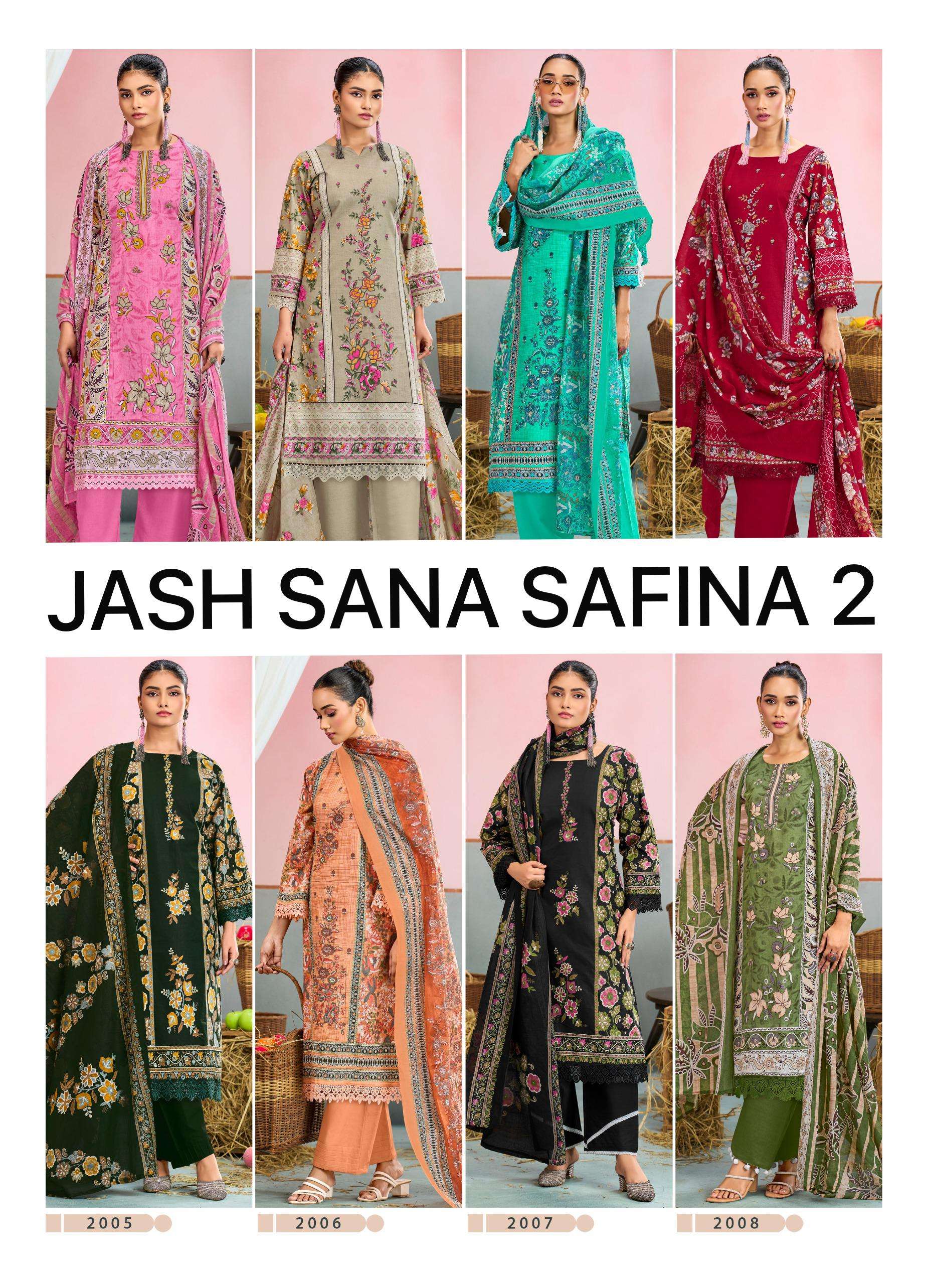 JASH SANA SAFINA VOL 2 COTTON DIGITAL PRINT SALWAR SUIT