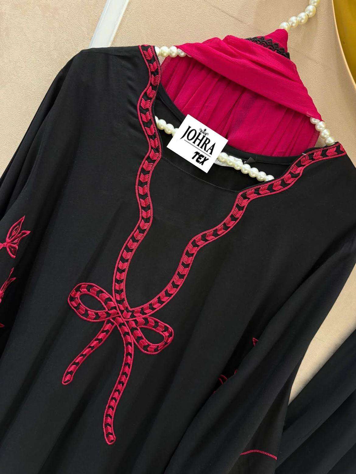 JOHRA TEX JT 201 VISCOSE EMBROIDERY DESIGNER WORK READY MADE PAKISTANI SUIT