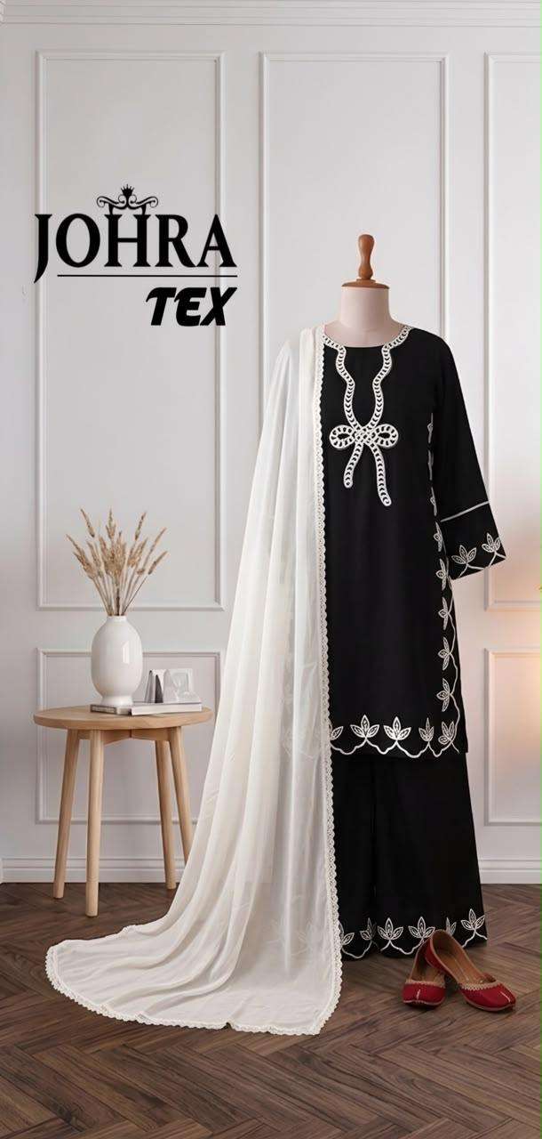 JOHRA TEX JT 201 VISCOSE EMBROIDERY DESIGNER WORK READY MADE PAKISTANI SUIT