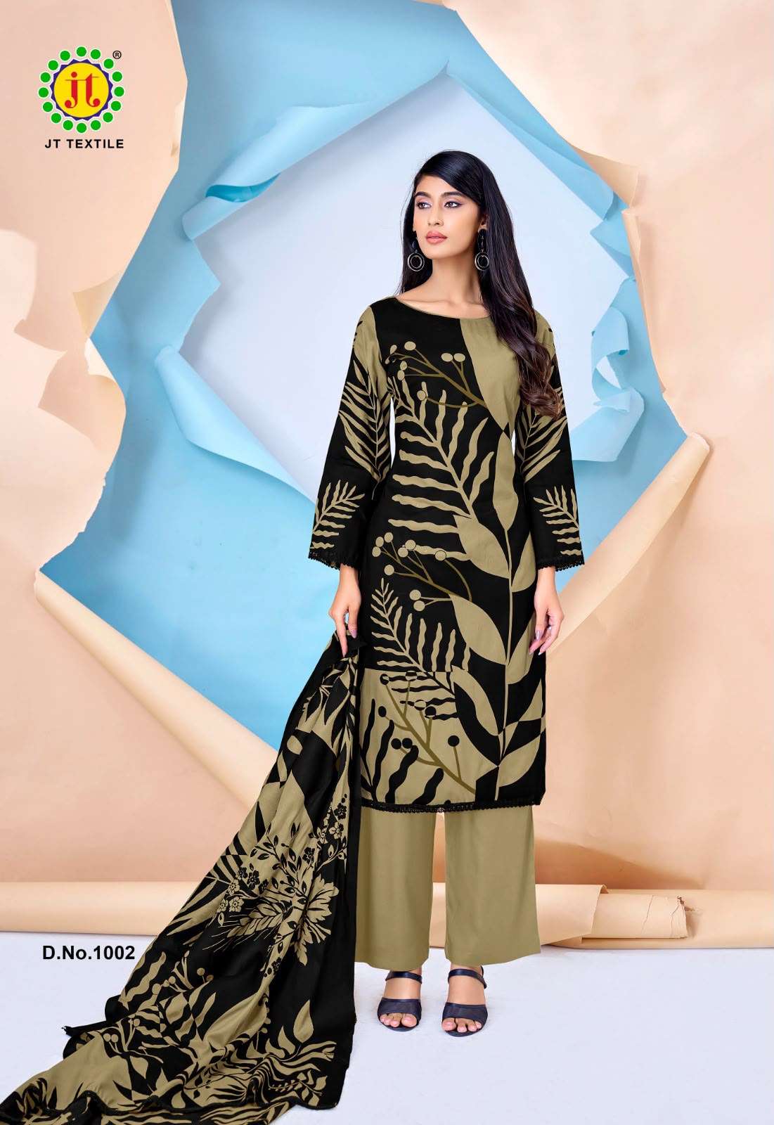 JT NIGAAR VOL 15 RAYON FANCY WORKS LADIES SALWAR SUIT