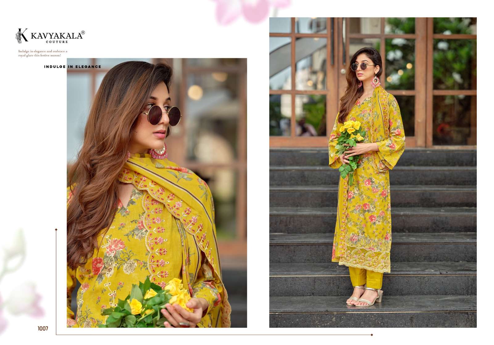 KAVYA KALA NIRMOHI VOL 4 LAWN COTTON DIGITAL PRINTS WITH LACE WORK SUIT
