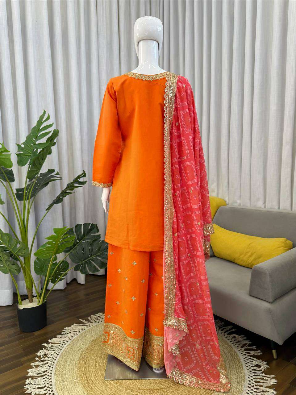 KD 1629 ELEGANT DESIGNER LOOK ETHNIC WEAR LADIES SUIT