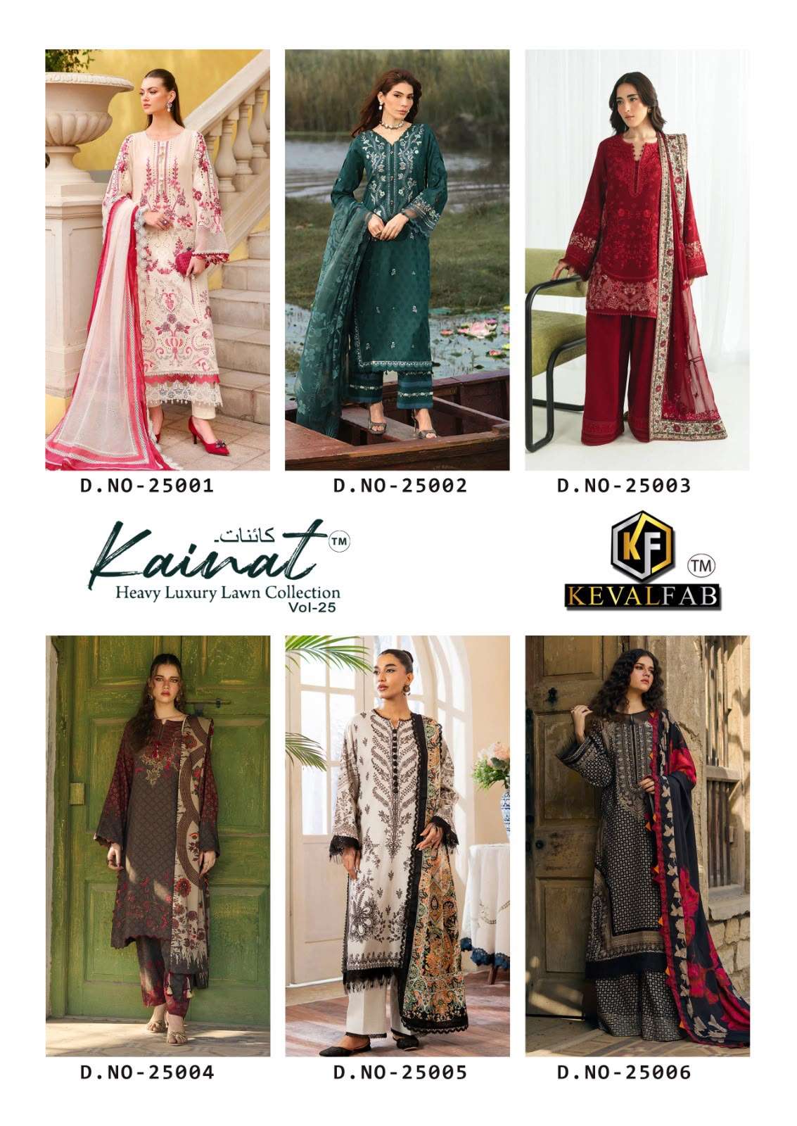 KEVAL FAB KAINAT VOL 25 COTTON DIGITAL PRINT SALWAR SUIT
