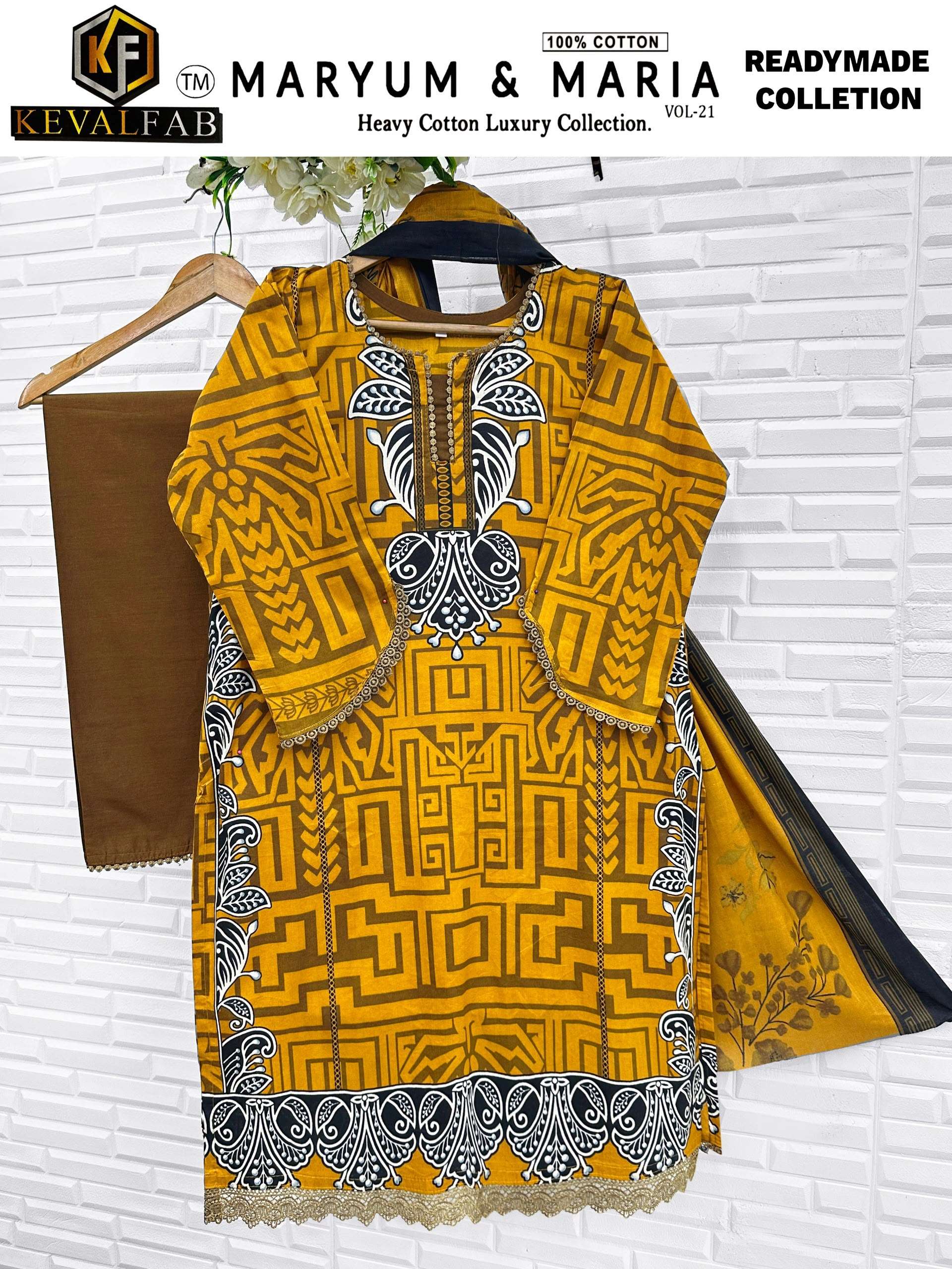 KEVAL FAB MARYUM & MARIA VOL 21 READY MADE COLLECTION 