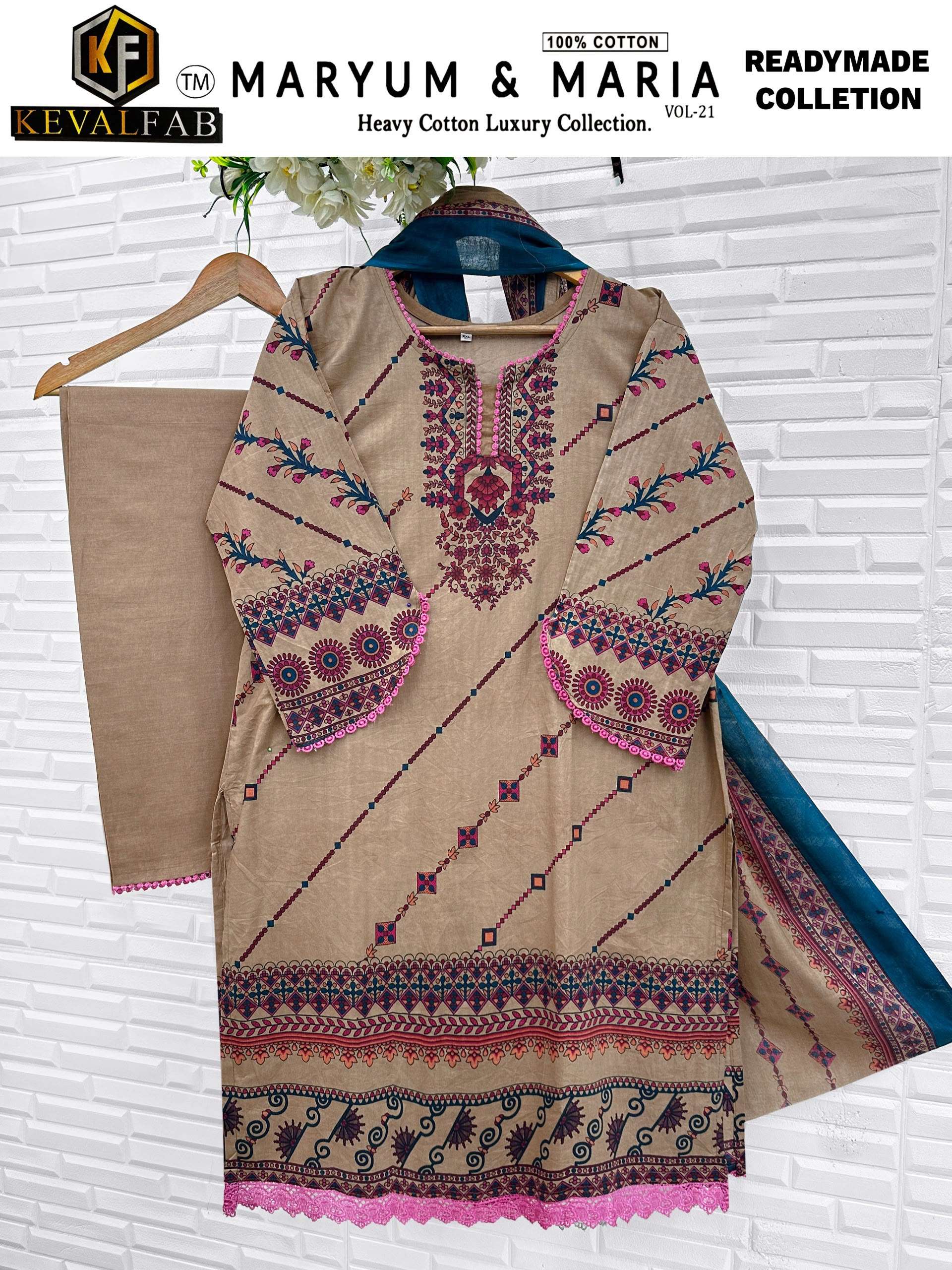 KEVAL FAB MARYUM & MARIA VOL 21 READY MADE COLLECTION 