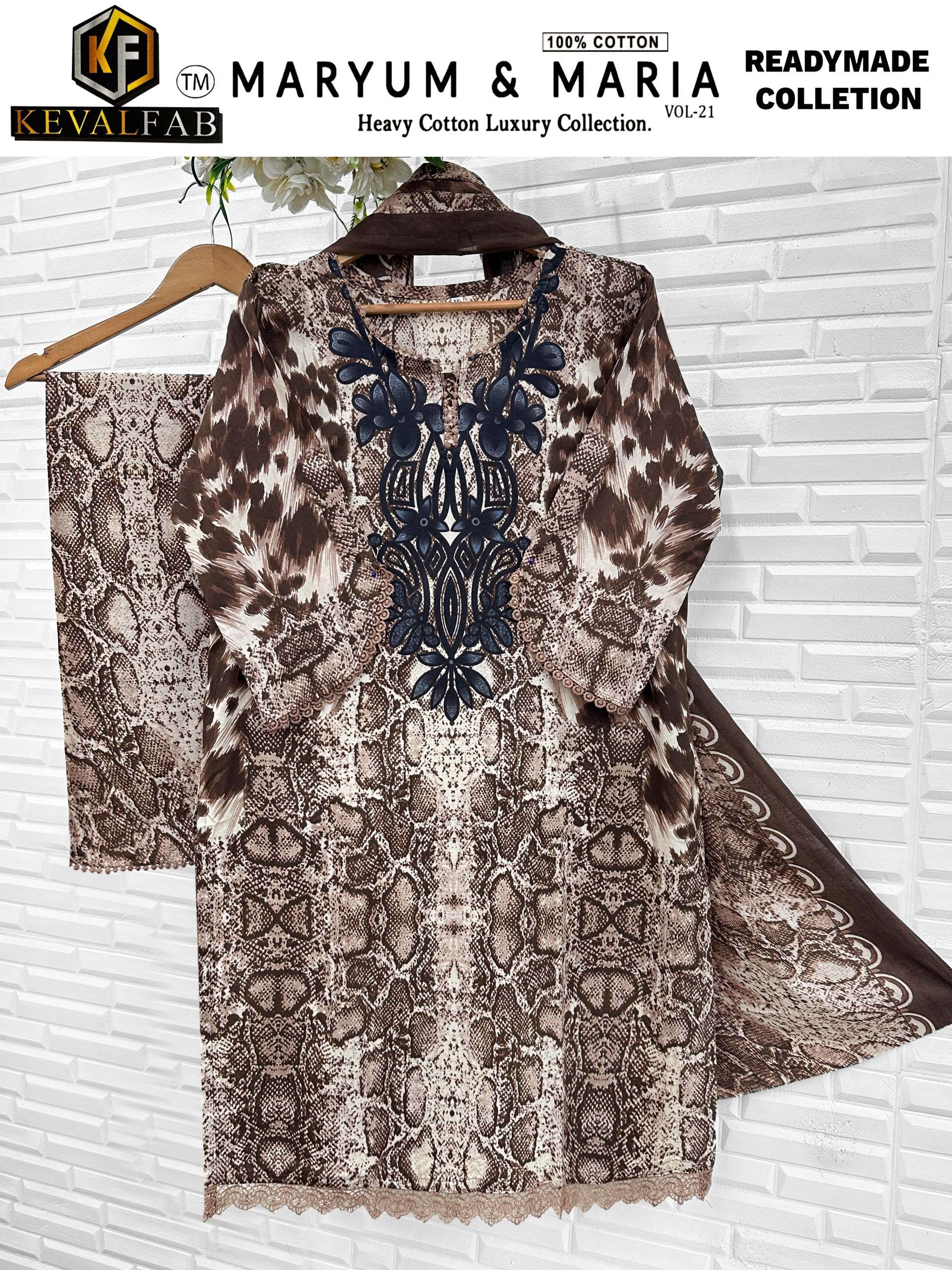 KEVAL FAB MARYUM & MARIA VOL 21 READY MADE COLLECTION 