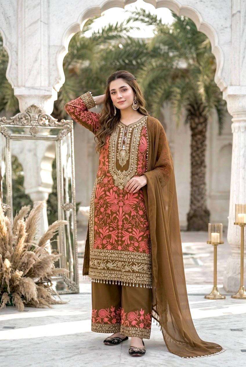 KF 1729 GEORGETTE DESIGNER WORK PAKISTANI STYLE LADIES SUIT