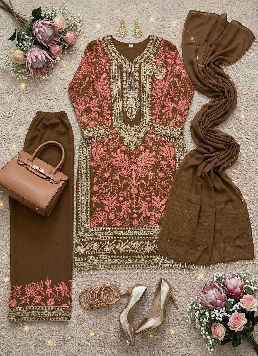 KF 1729 GEORGETTE DESIGNER WORK PAKISTANI STYLE LADIES SUIT