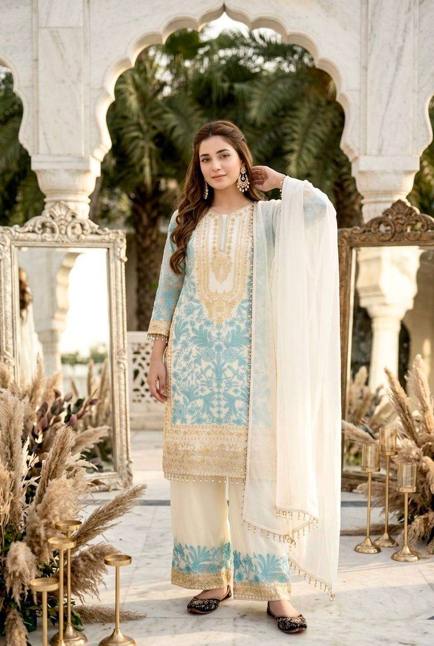 KF 1729 GEORGETTE DESIGNER WORK PAKISTANI STYLE LADIES SUIT