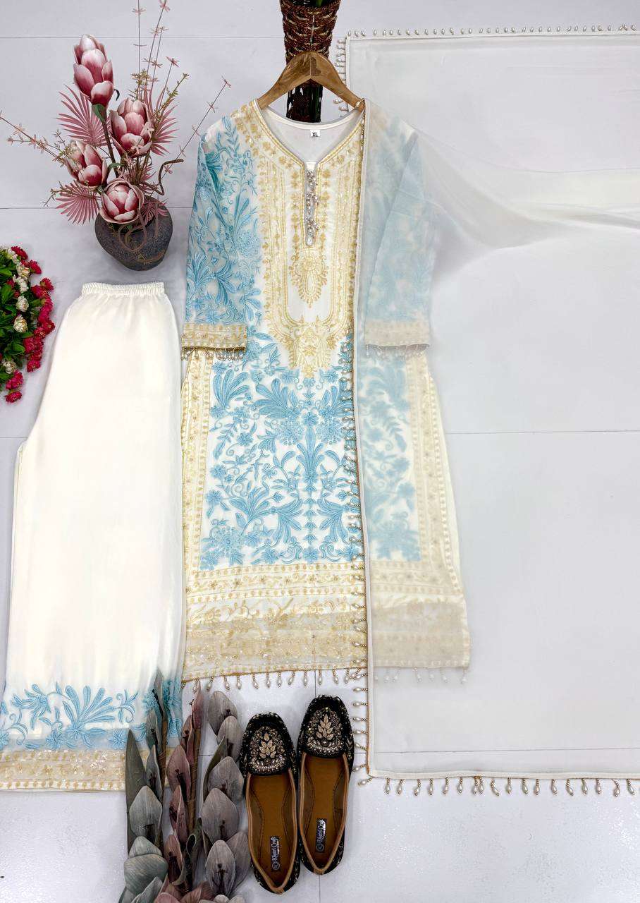 KF 1729 GEORGETTE DESIGNER WORK PAKISTANI STYLE LADIES SUIT