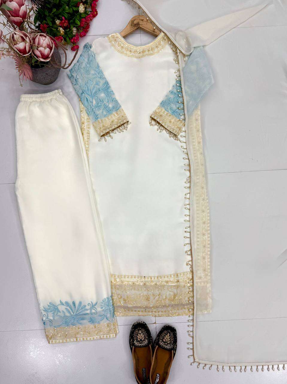 KF 1729 GEORGETTE DESIGNER WORK PAKISTANI STYLE LADIES SUIT
