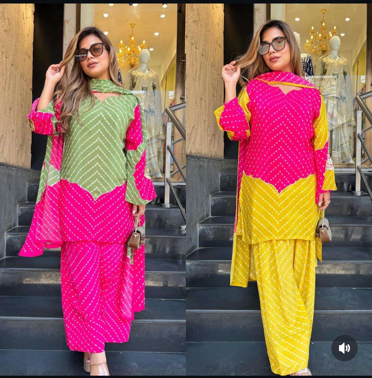 KHAS FASHION D NO 75 MUSLIN DIGITAL PRINT WITH FANCY DESIGNER WORK READY MADE SUIT