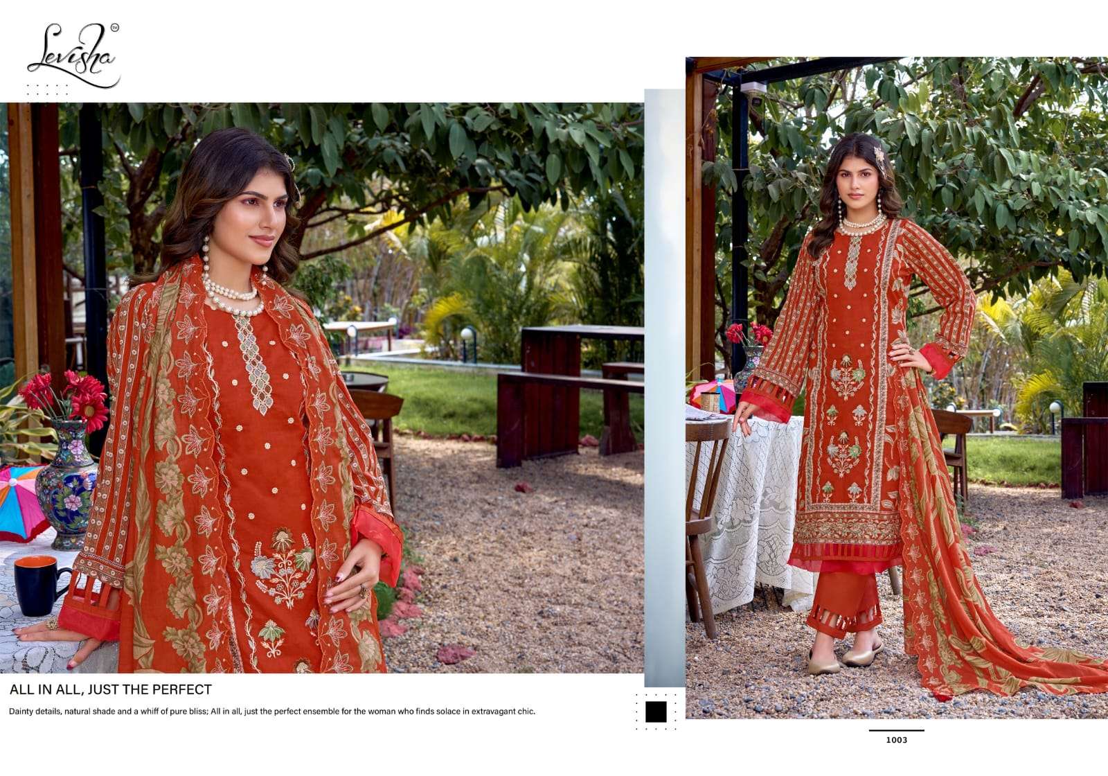 LEVISHA BIN SAEED NX VOL 6 LAWN COTTON DIGITAL PRINT WITH FANCY WORK SUIT
