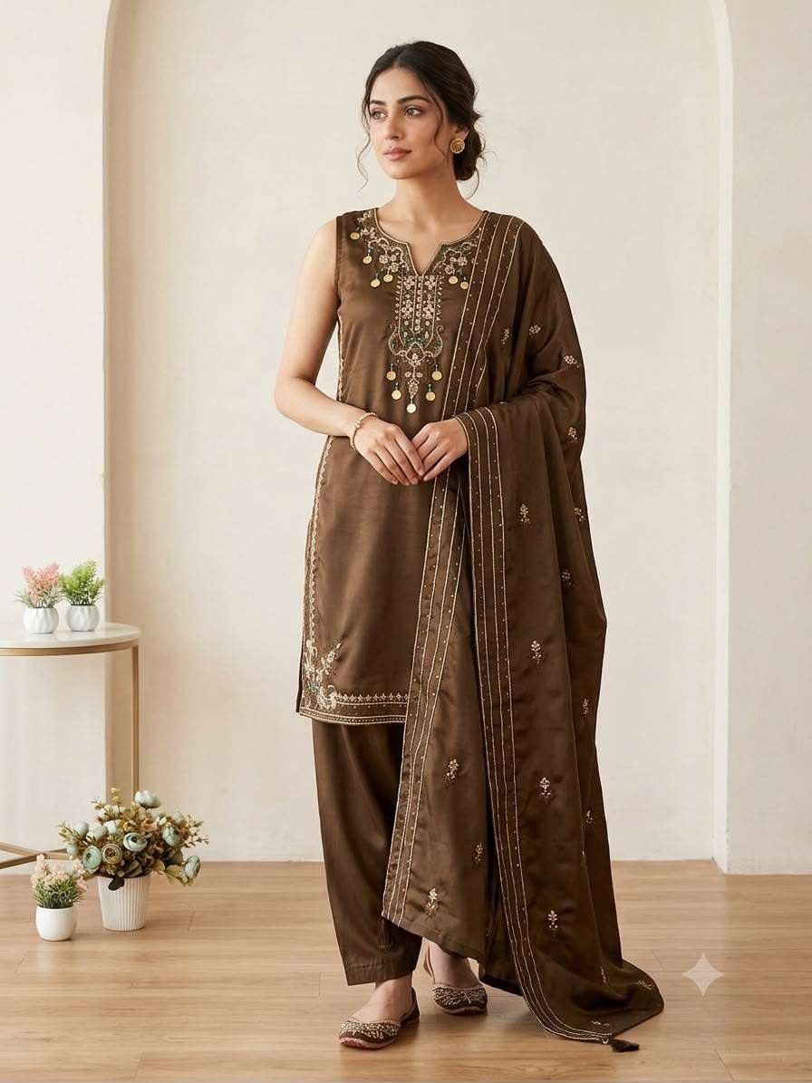 LG 2126 BEAUTIFUL DESIGNER WORK FESTIVE WEAR LADIES SUIT