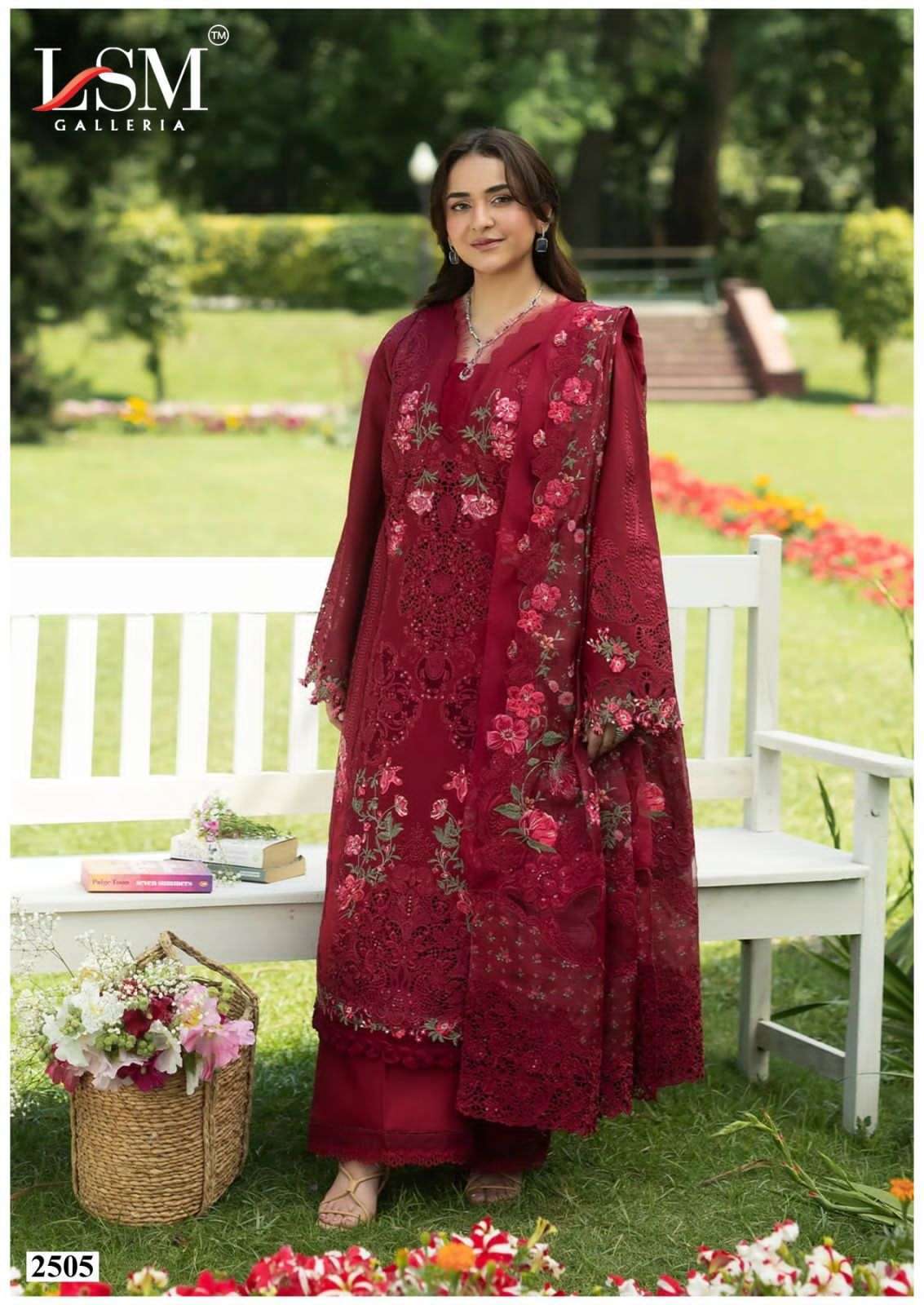 LSM GALLERIA PARIAN DREAM HEAVY LUXURY LAWN COLLECTION VOL 25 LAWN COTTON DIGITAL PRINT SALWAR SUIT