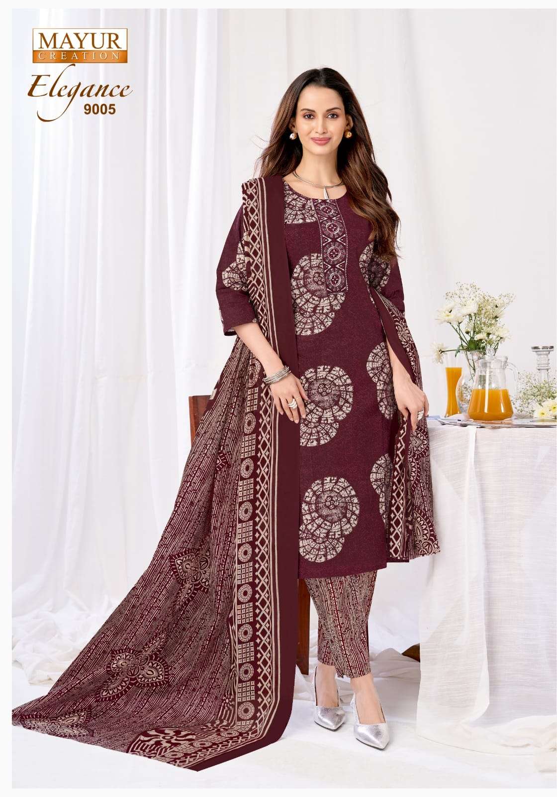 MAYUR CREATION ELEGANCE VOL 9 COTTON PRINT READY MADE SUIT