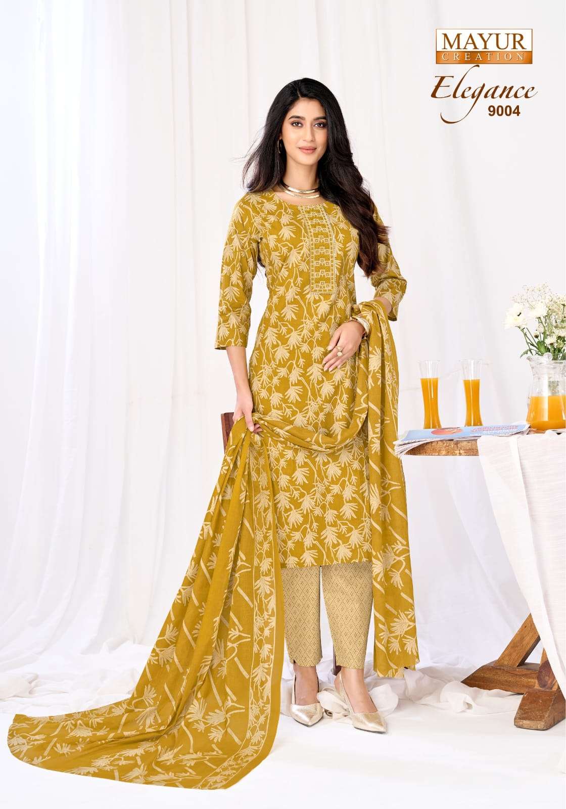 MAYUR CREATION ELEGANCE VOL 9 COTTON PRINT READY MADE SUIT