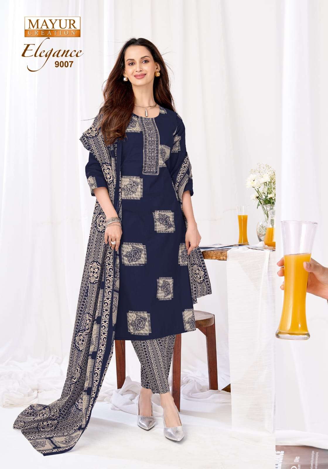 MAYUR CREATION ELEGANCE VOL 9 COTTON PRINT READY MADE SUIT