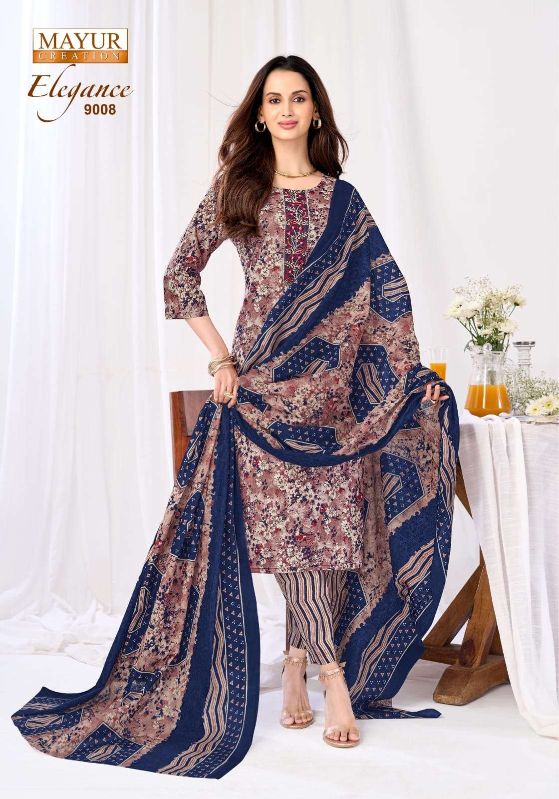 MAYUR CREATION ELEGANCE VOL 9 COTTON PRINT READY MADE SUIT