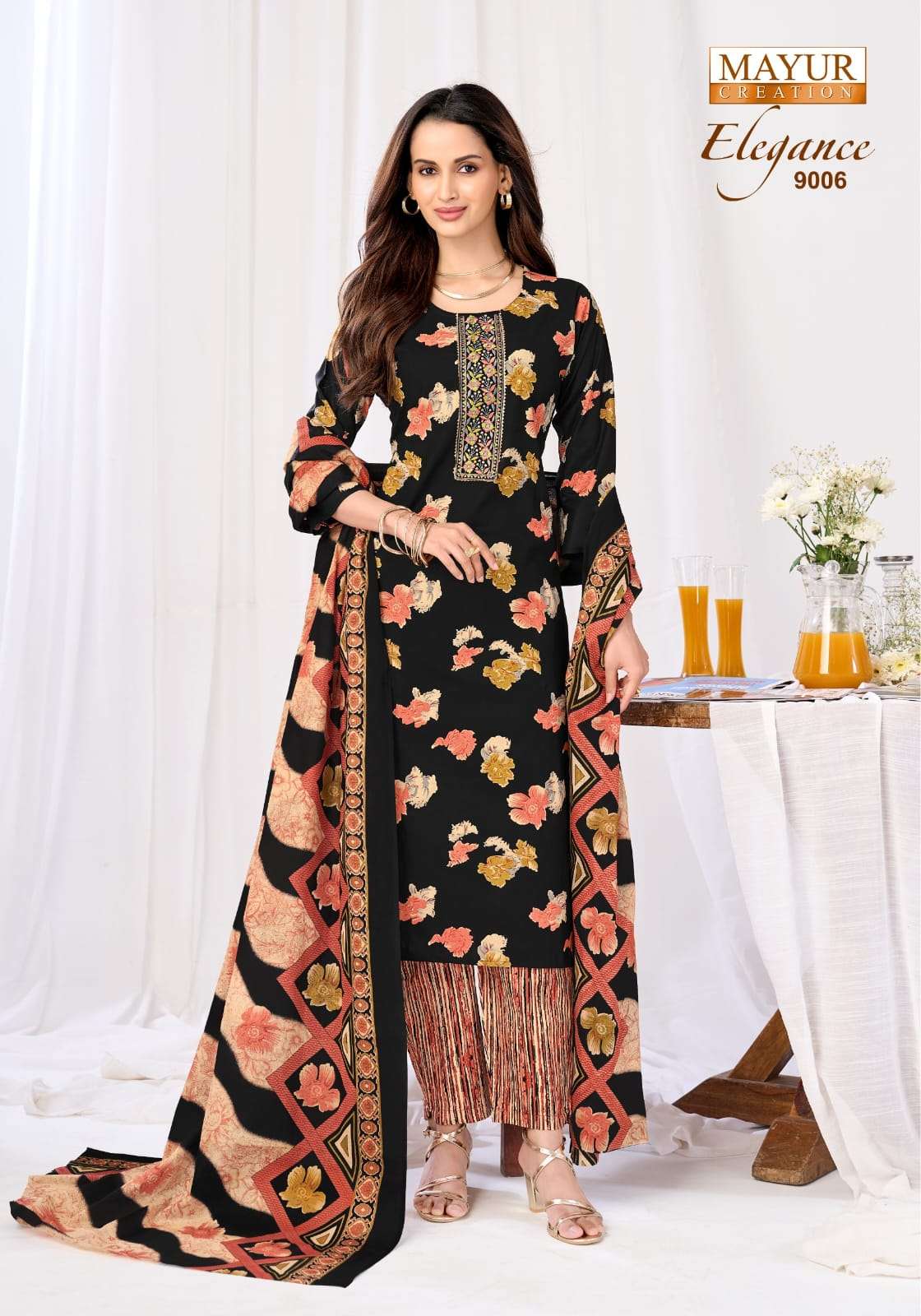 MAYUR CREATION ELEGANCE VOL 9 COTTON PRINT READY MADE SUIT