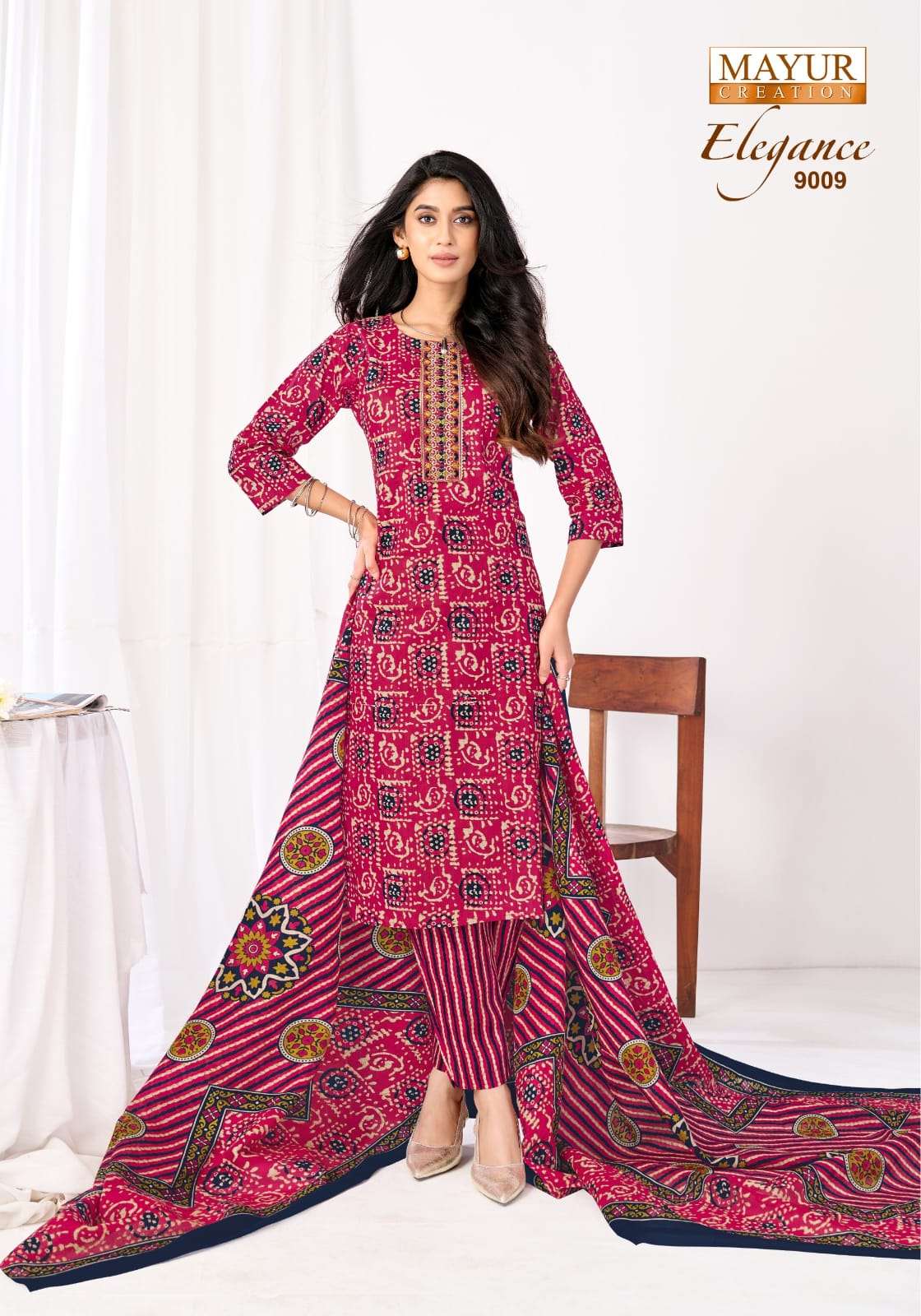MAYUR CREATION ELEGANCE VOL 9 COTTON PRINT READY MADE SUIT