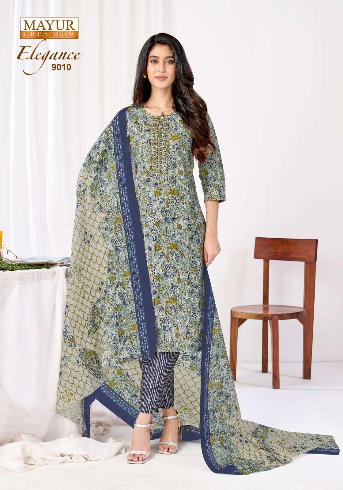 MAYUR CREATION ELEGANCE VOL 9 COTTON PRINT READY MADE SUIT
