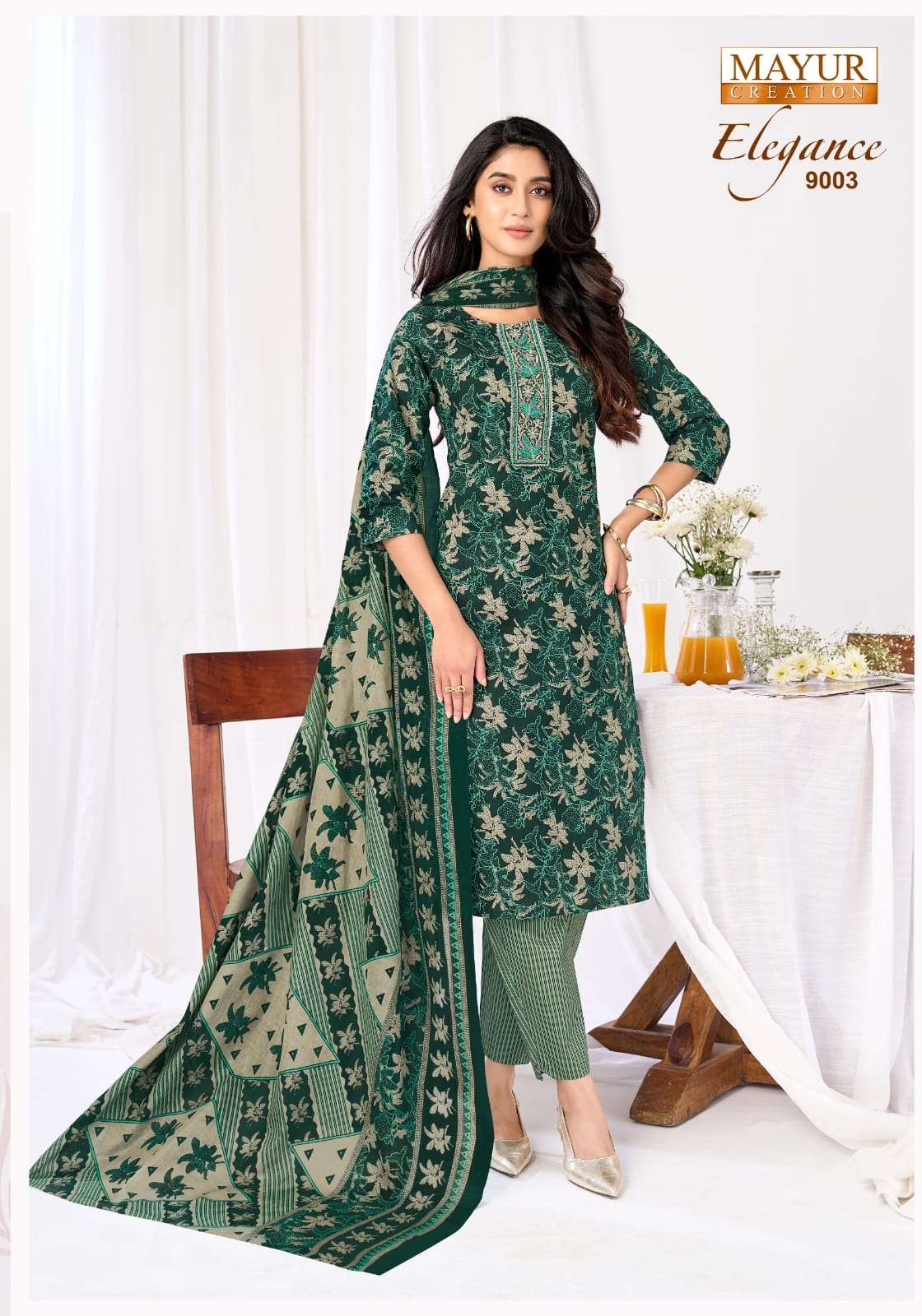 MAYUR CREATION ELEGANCE VOL 9 COTTON PRINT READY MADE SUIT