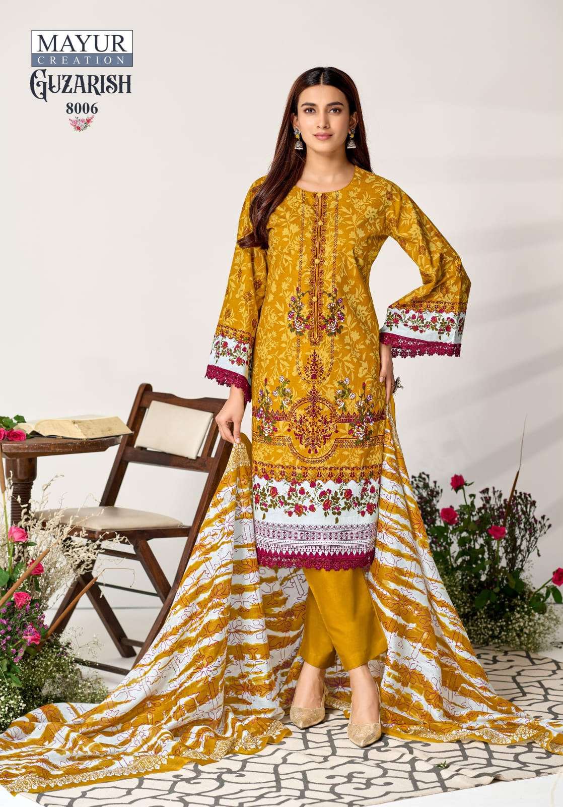 MAYUR CREATION GUZARISH VOL 8 COTTON DIGITAL PRINTS SALWAR SUIT