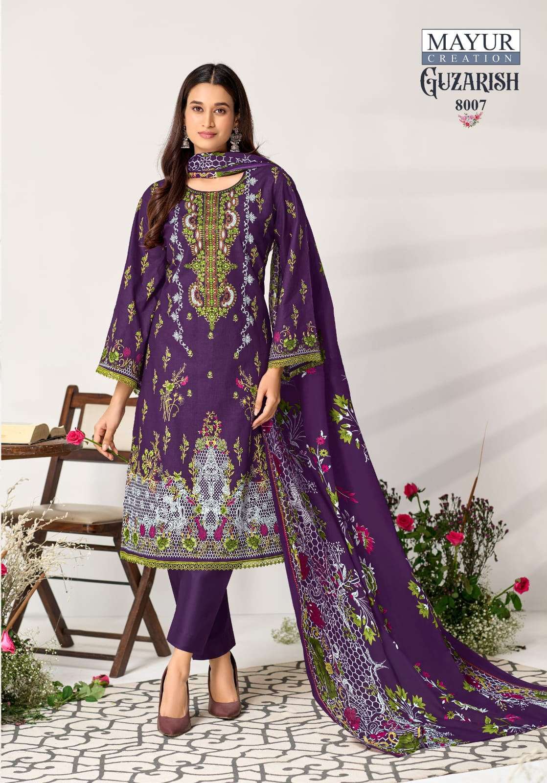 MAYUR CREATION GUZARISH VOL 8 COTTON DIGITAL PRINTS SALWAR SUIT