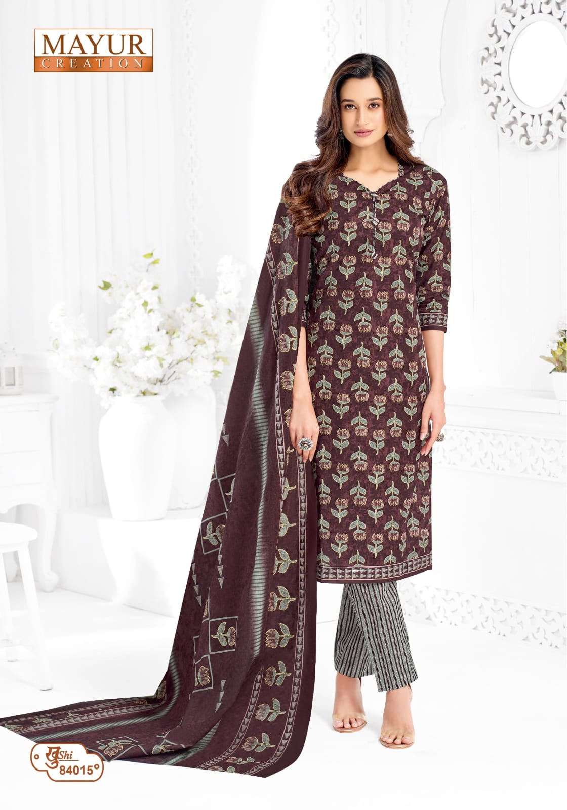 MAYUR CREATION KHUSHI VOL 84 COTTON PRINT LADIES DRESS