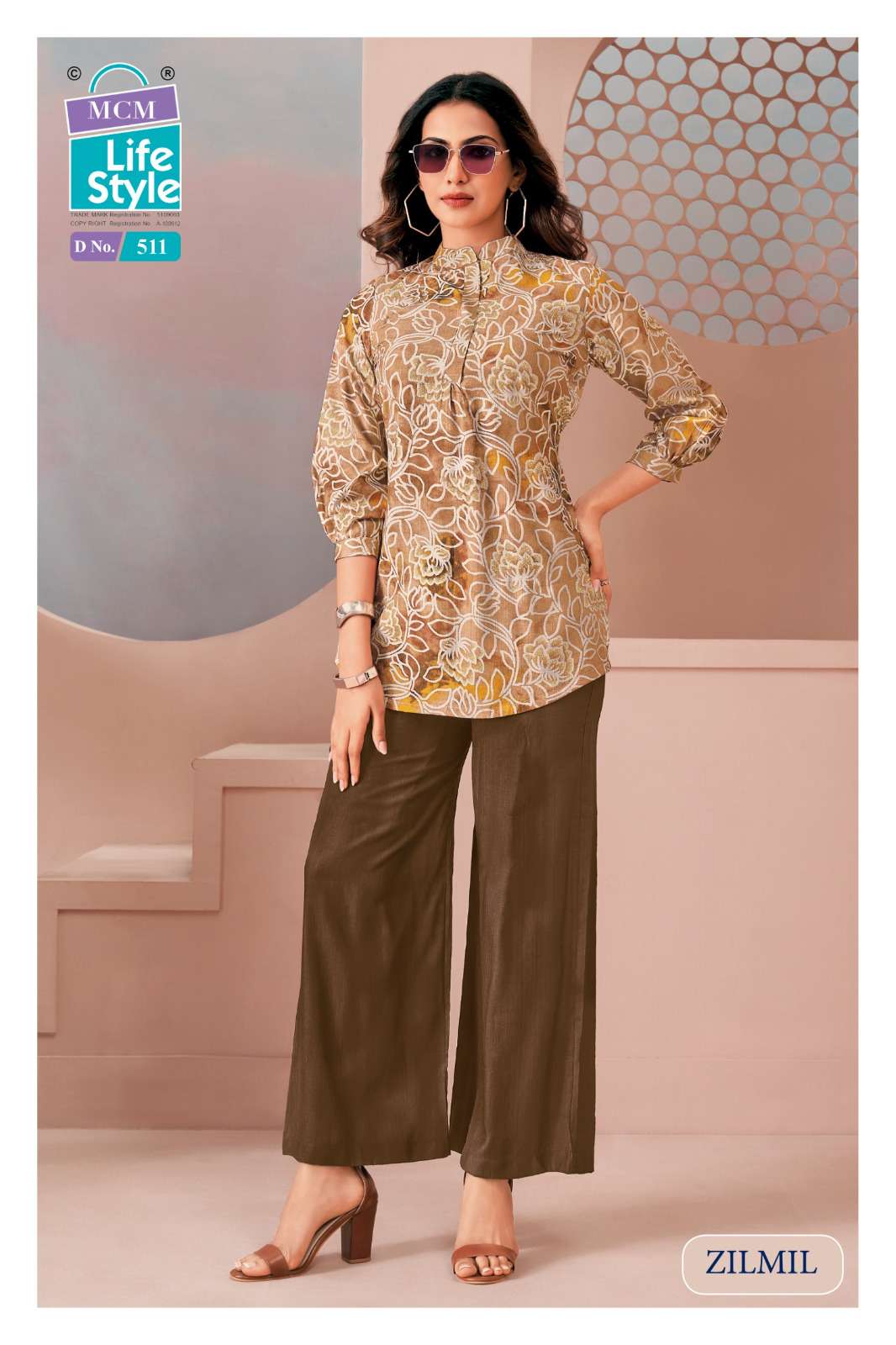 MCM LIFESTYLE ZILMIL VOL 5 FANCY PRINT LADIES CO-ORD SET COLLECTION 