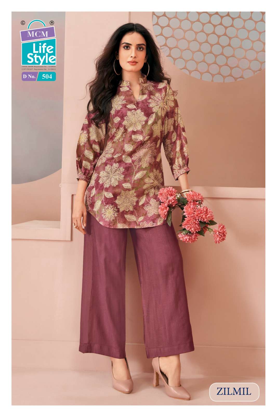 MCM LIFESTYLE ZILMIL VOL 5 FANCY PRINT LADIES CO-ORD SET COLLECTION 