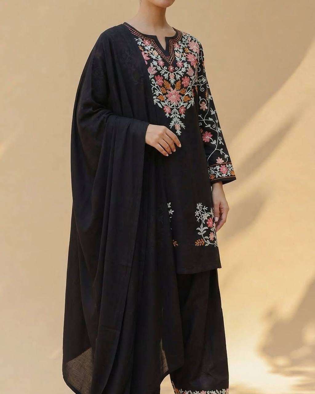 ND 5058 SILK PARTY WEAR LOOK TOP WITH FARSHI SALWAAR AND DUPATTA SET 