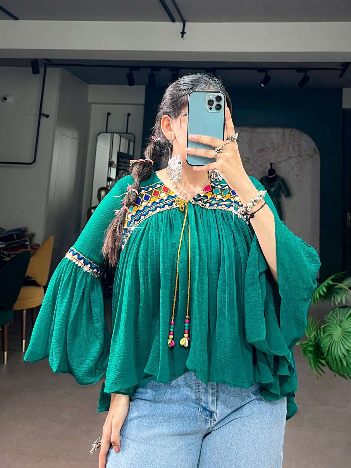 NNK 4202 FANCY NAVRATRI FESTIVE WEAR TOP