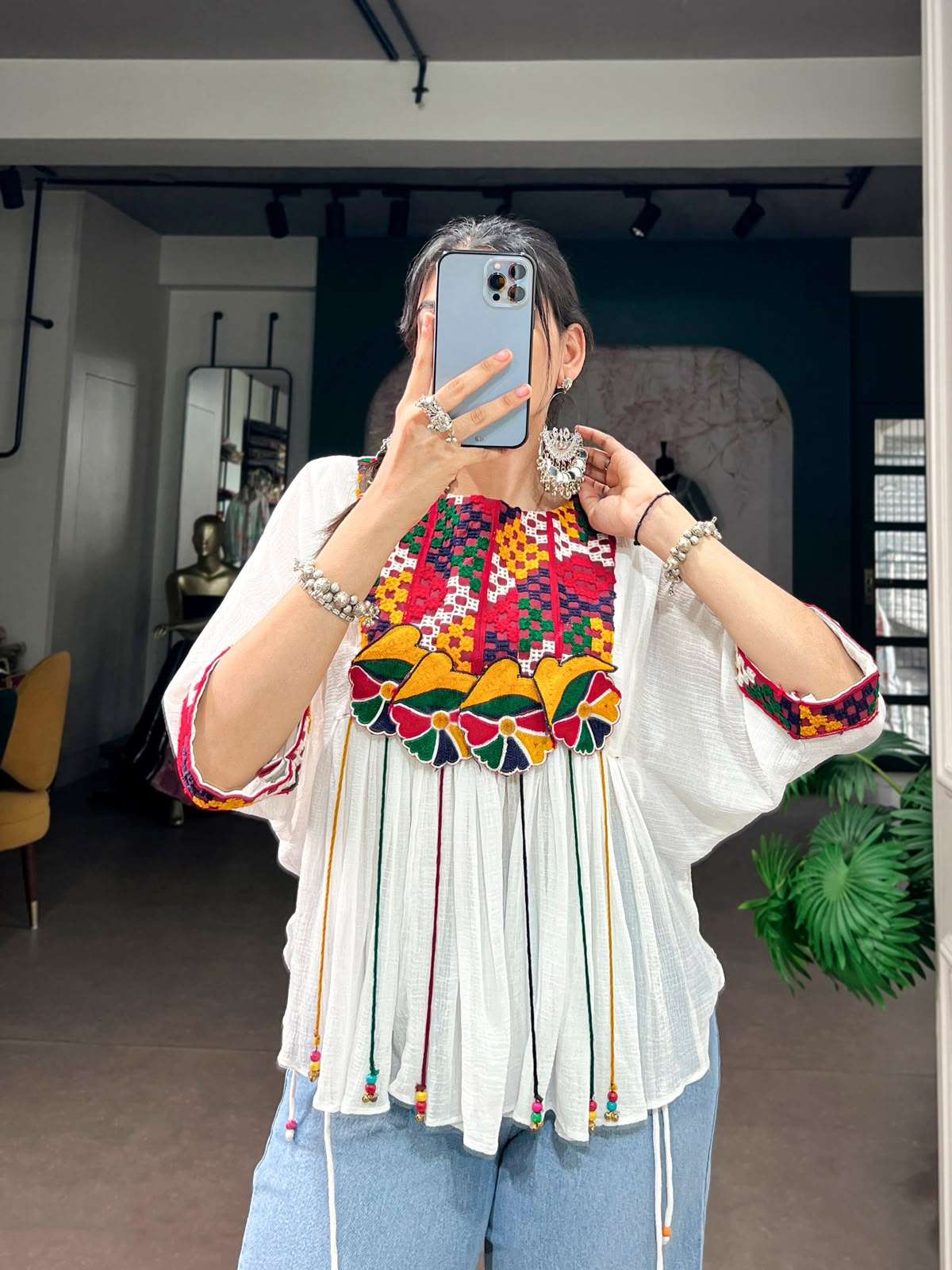 NNK 4202 FANCY NAVRATRI FESTIVE WEAR TOP