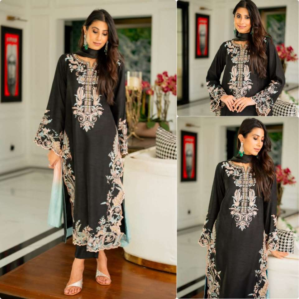 PD 1158 RAYON BEAUTIFUL DESIGNER LOOK PARTY WEAR LADIES SUIT