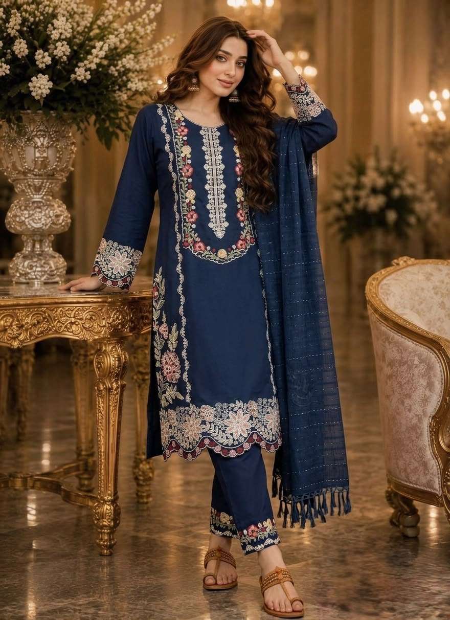 PD 1160 RAYON DESIGNER WORK PARTY WEAR LADIES SUIT