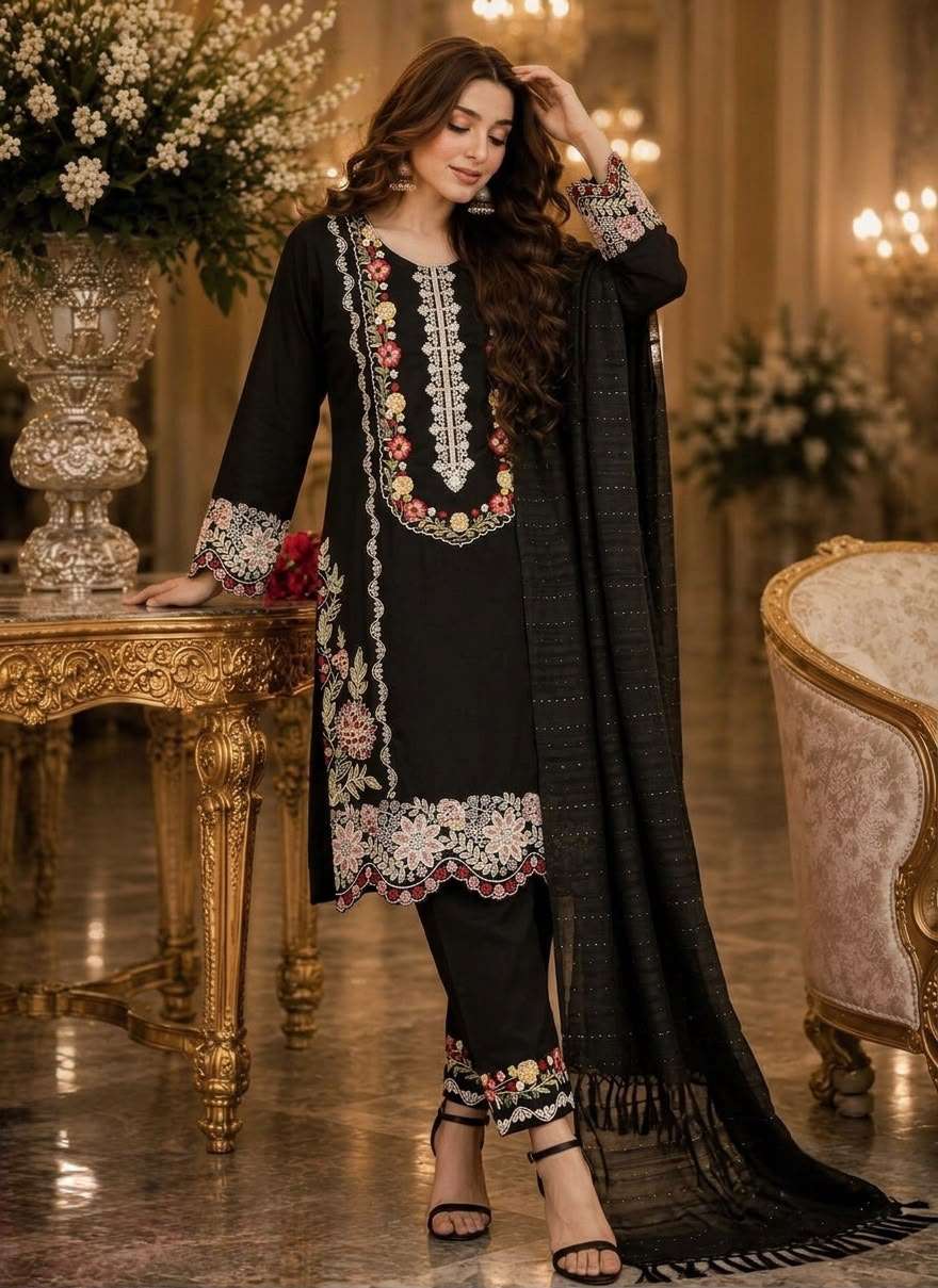 PD 1160 RAYON DESIGNER WORK PARTY WEAR LADIES SUIT