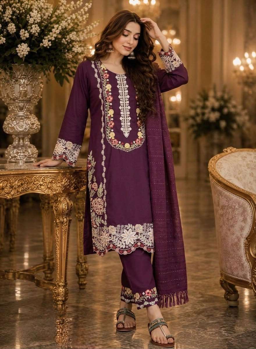 PD 1160 RAYON DESIGNER WORK PARTY WEAR LADIES SUIT
