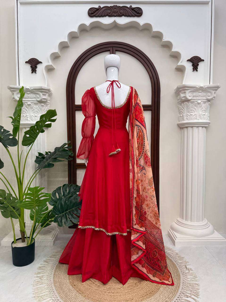 RTC 6045 SILK GORGEOUS LOOK DESIGNER PARTY WEAR ANARKALI GOWN STYLE LADIES SUIT