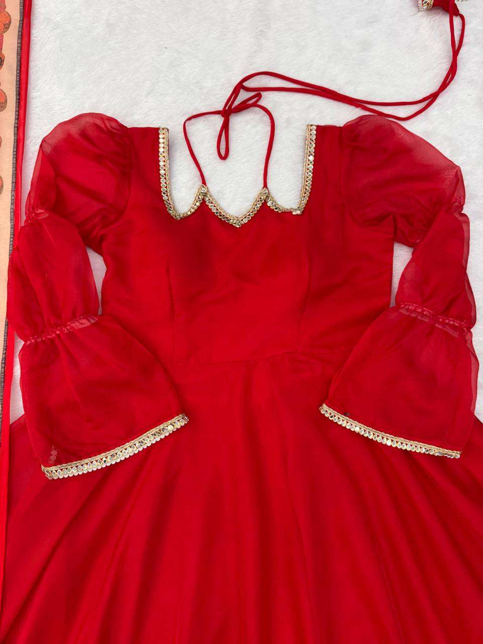 RTC 6045 SILK GORGEOUS LOOK DESIGNER PARTY WEAR ANARKALI GOWN STYLE LADIES SUIT