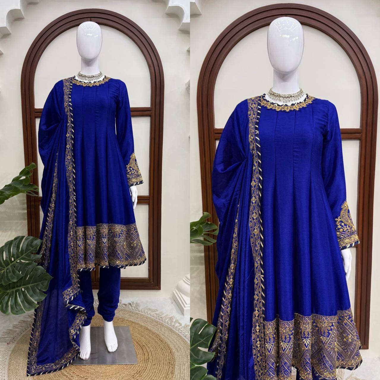 RTC 6047 CHINON DESIGNER WORK WEDDING ANARKALI STYLE DRESS
