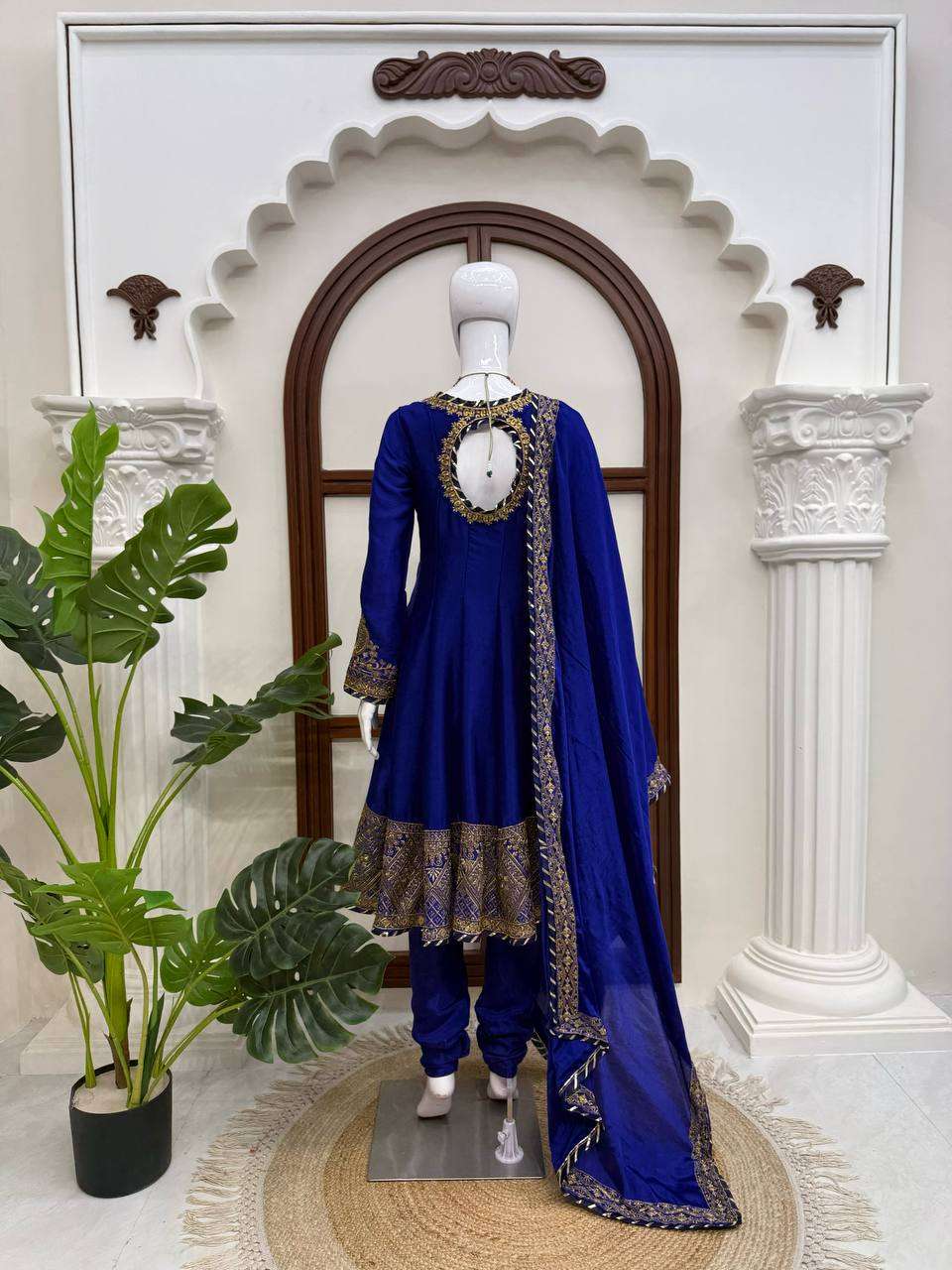 RTC 6047 CHINON DESIGNER WORK WEDDING ANARKALI STYLE DRESS