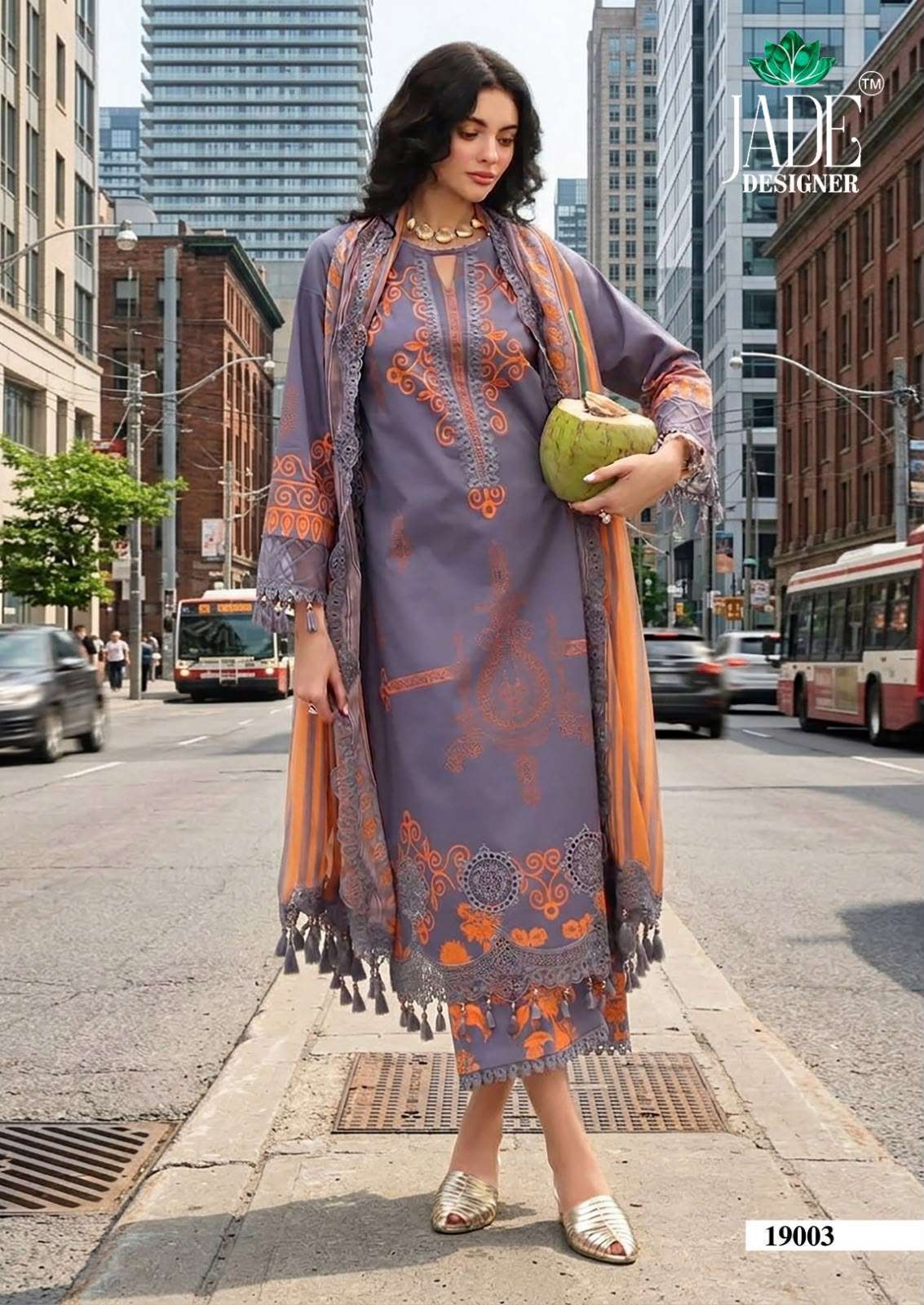 SAANVI TRENDS JADE CRIMSONS HEAVY COTTON LUXURY COLLECTION VOL 19