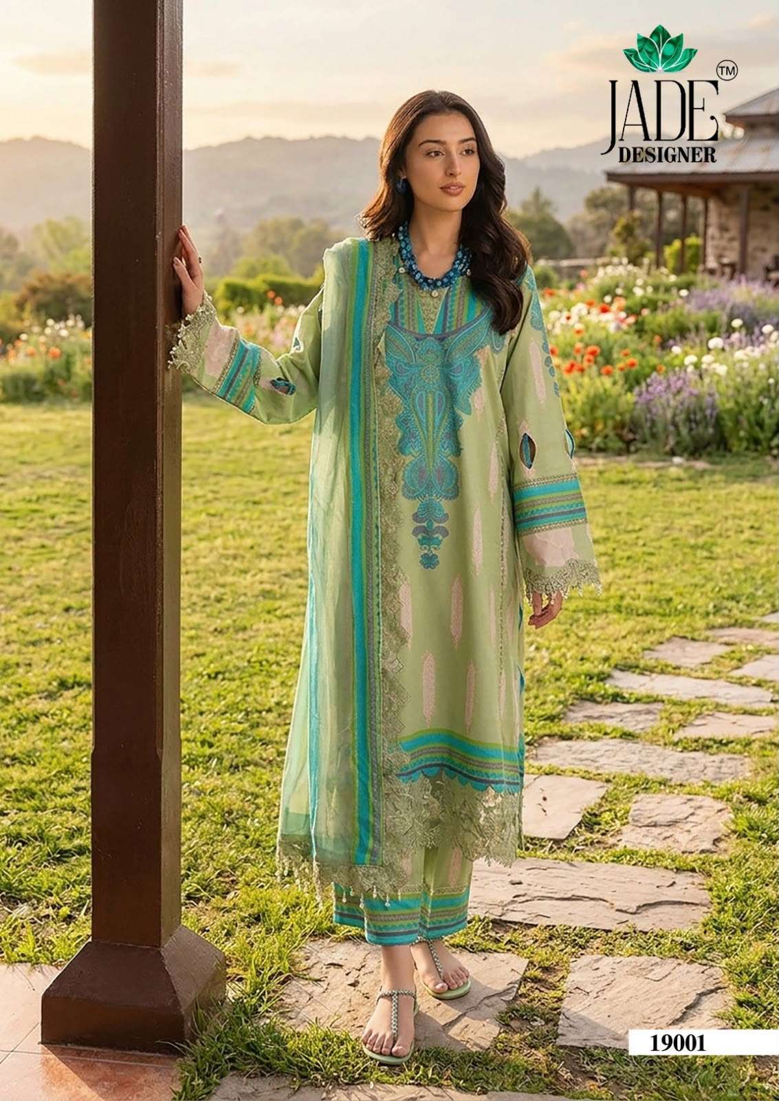SAANVI TRENDS JADE CRIMSONS HEAVY COTTON LUXURY COLLECTION VOL 19