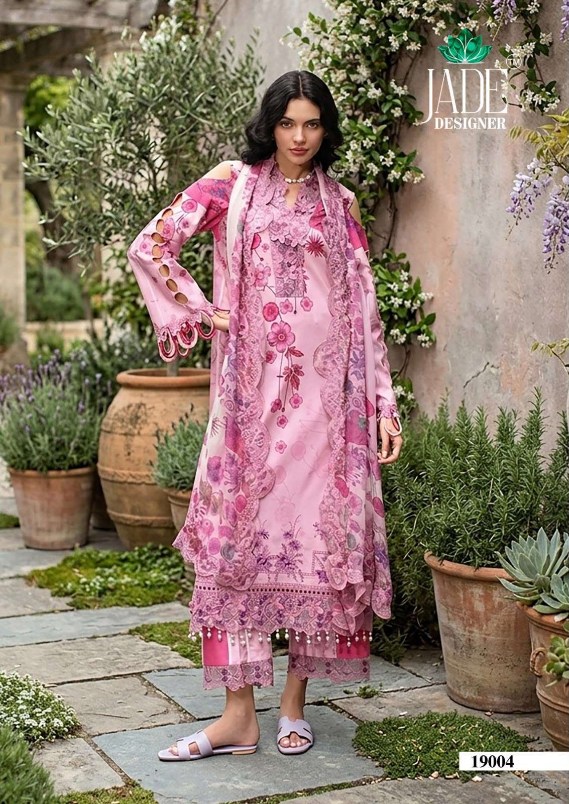 SAANVI TRENDS JADE CRIMSONS HEAVY COTTON LUXURY COLLECTION VOL 19