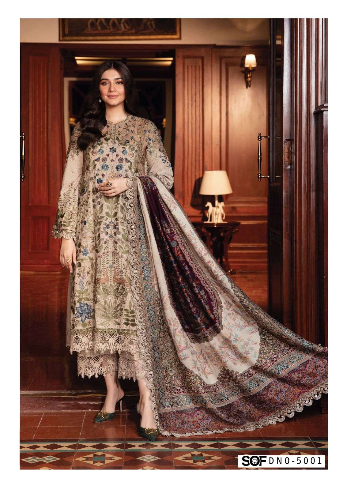 SHREE OM FAB ASIM JOFA VOL 5 COTTON DIGITAL PRINT SALWAR SUIT