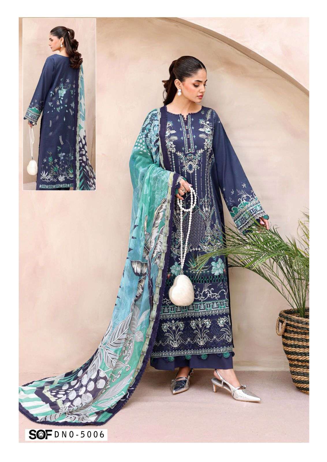 SHREE OM FAB ASIM JOFA VOL 5 COTTON DIGITAL PRINT SALWAR SUIT