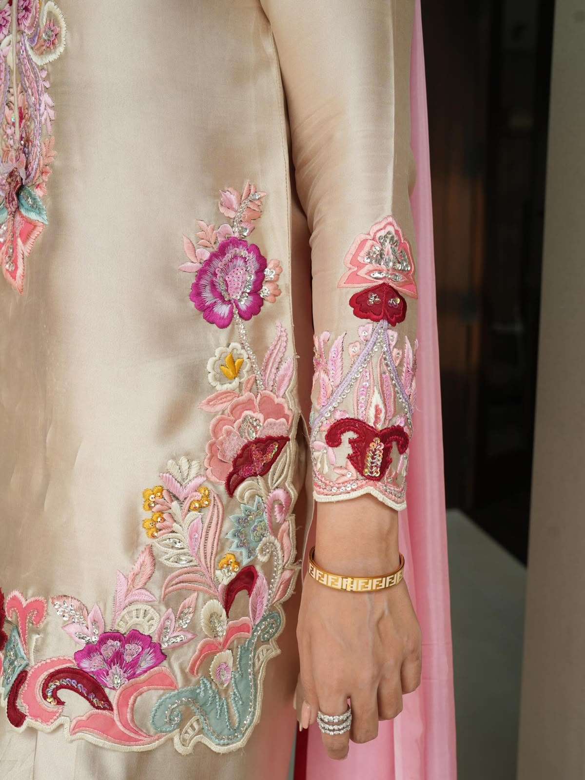 SR 1714 SATIN FABRIC BEAUTIFUL DESIGNER LOOK PARTY WEAR LADIES TOP FARSHI PLAZZO AND DUPATTA SET 
